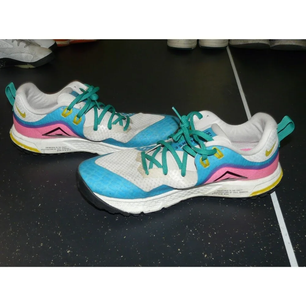 Nike Mens Athletic Shoes - Teal, Pink, Yellow, Black, White